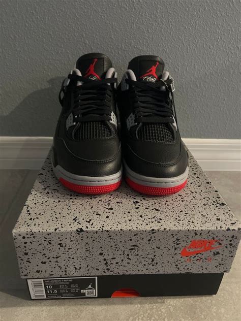 Nike Air Jordan 4s Bred Reimagined Grailed