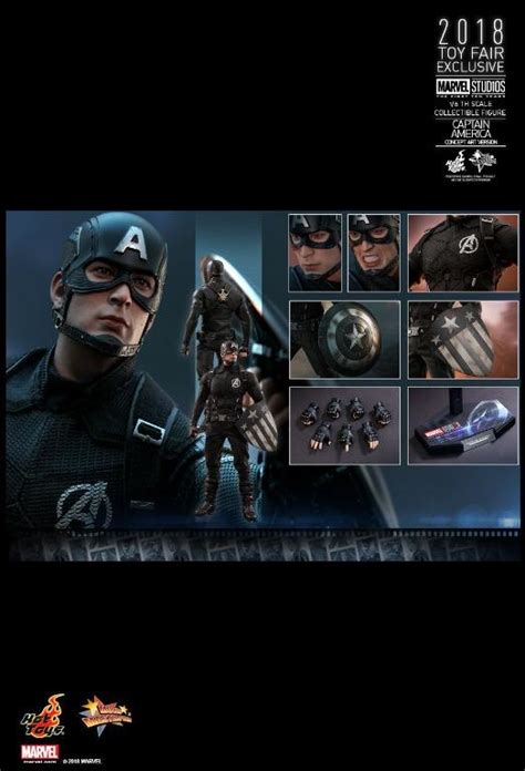 Hot Toys Marvel Studios The First Ten Years Captain America Concept Art Version Mms