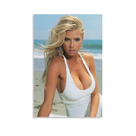 Charlotte McKinney Poster Sexy De Bikini Modelo Big Boobs Poster Decorative Painting
