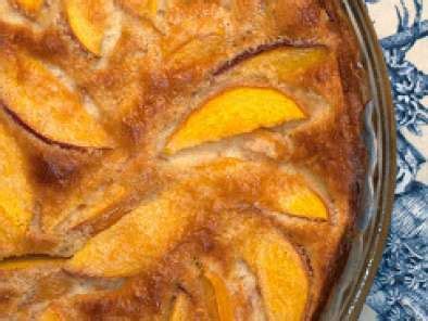 Peach clafoutis - julia child - Recipe Petitchef