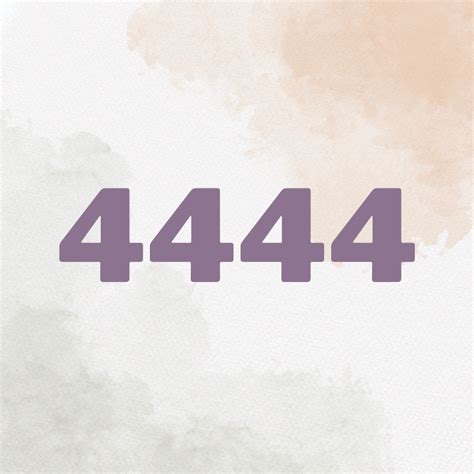 Angel Number 4444 Unraveling The Spiritual Significance