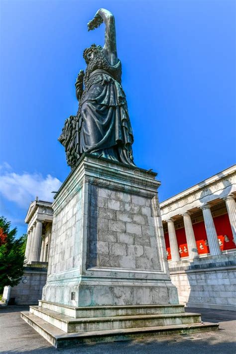 Bavaria Statue Munich Germany Stock Image Image Of Culture Statue