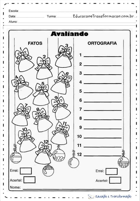 Atividades De Natal 1 Ano - Atividades de Natal 1 ano do Ensino Fundamental pra imprimir