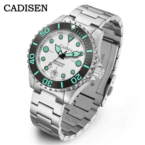 Cadisen Cadisen C Mm Diver Watch For Men Nh A Movement Automatic