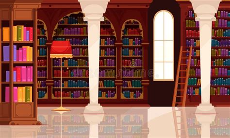 Library Scenery Stock Illustrations – 977 Library Scenery Stock ...