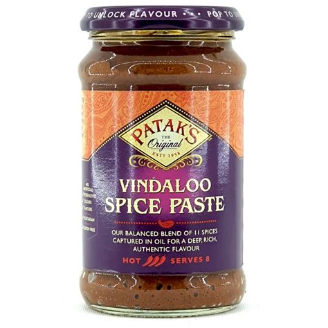 PATAK S Hot Vindaloo Spice Paste G Wah Hing