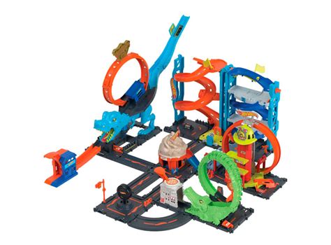 HOT WHEELS CITY PISTA DE JUGUETE SÚPER ESTACIÓN DE BOMBEROS