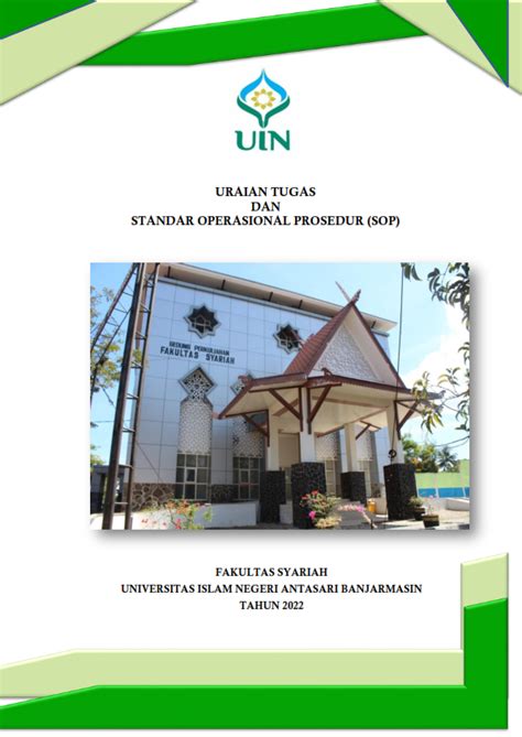 Dokumen Resmi Fakultas Syariah Uin Antasari Banjarmasin