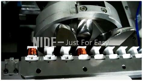 straight open linear stator winding equipment white  customized color