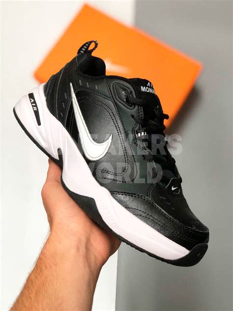 Nike Air Monarch 4 черно-белые купить в Спб Мск Москве Санкт-Петербурге