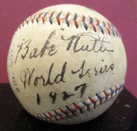 Babe Ruth Replica Autographed Baseball NEW DESIGN FOR Etsy