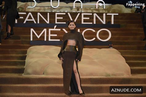 Zendaya Sexy Flaunts Her Hot Boobs And Legs At Dune Part Two Premiere