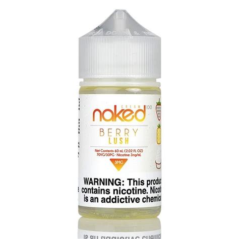 Naked 100 Cream Pineapple Berry Berry Lush E Juice 60ml Vapesourcing