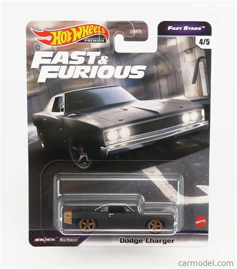 MATTEL HOT WHEELS GRL71 Scale 1 64 DODGE CHARGER R T 1970 FAST FURIOUS BLACK GOLD