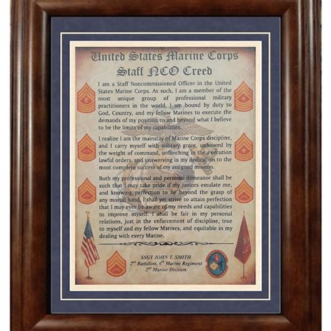 Staff Nco Creed Etsy