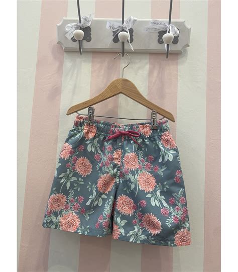 Bikini Niña Verde Gris Colección Chocolate de MariCruz Verano 2022