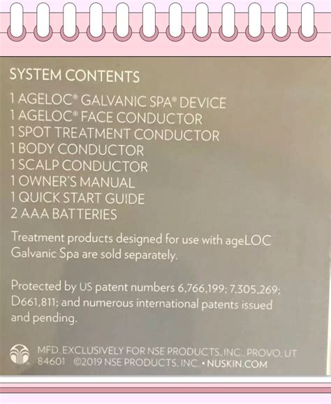 Nu Skin Nuskin Authentic Ageloc Galvanic Spa System Iii Brand New