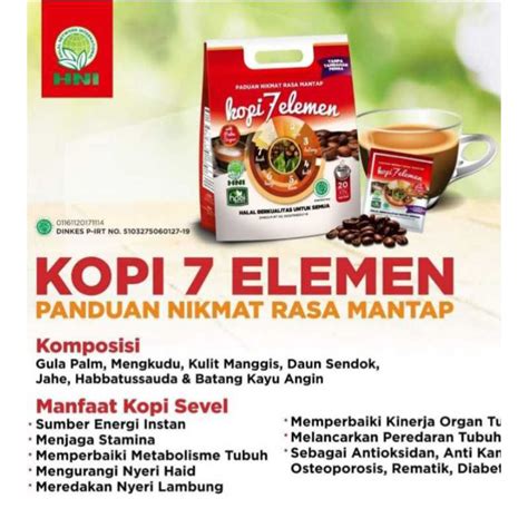 Jual Kopi Seven Element Sevel Shopee Indonesia