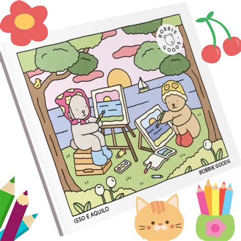Lista De Pintura Bobbie Goods Isso E Aquilo - Livro de Colorir Bobbie Goods Oficial Tema ISSO E AQUILO | Shopee Brasil