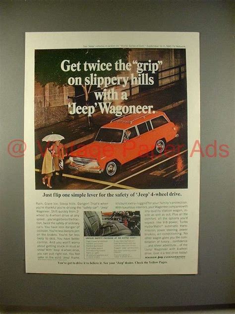 1966 Jeep Wagoneer Ad Twice The Grip Ah141
