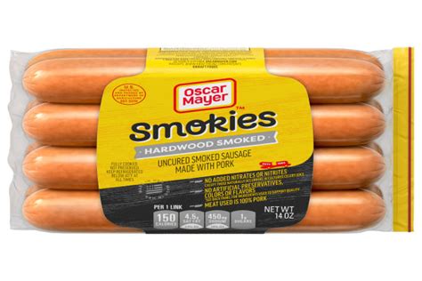 Oscar Mayer Hardwood Smoked Smokies Uncured Smoked Sausage Ct Pack