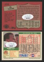 Lot Of Signed Football Cards With Ronnie Lott Pro Set