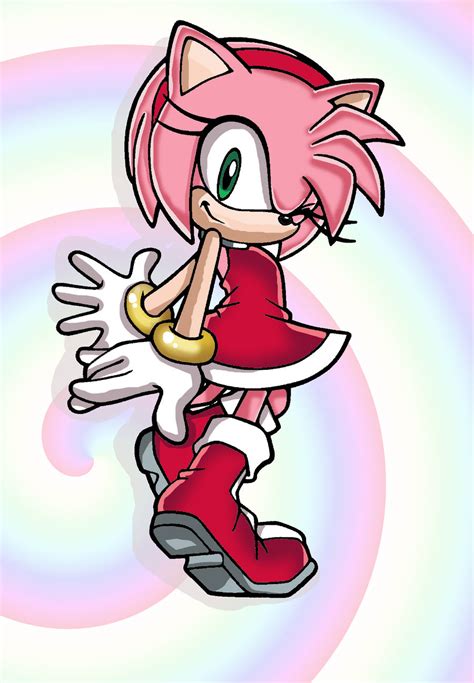Amy Rose The Hedgehog By Andreadzul2 On Deviantart