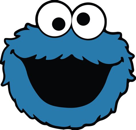 Cookie Monster Head Svg Sesame Street Svg Sesame Street Cl Inspire