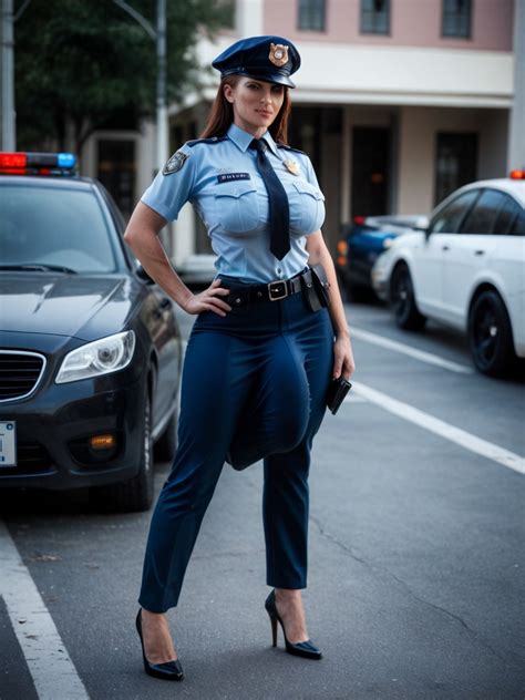 Officer Small Ass Huge Tits Furry AI Porn