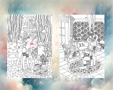 Erotic Adult Coloring Book Sex Pdf Pages Porn And Nude Erotic Coloring Etsy