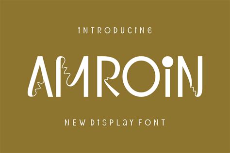 Amroin Font By Riman Ntypes Creative Fabrica