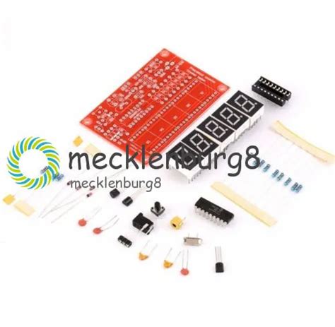 DIY KITS 1HZ 50MHZ Crystal Oscillator Frequency Counter Meter Digital