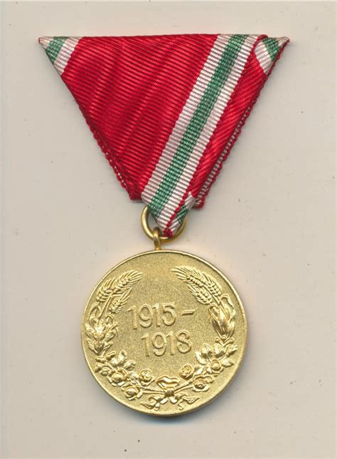 Bulgarien Weltkriegs Erinnerungs Medaille Am Dreiecksband