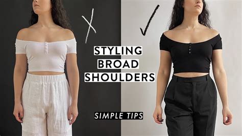 how to make shoulders less broad