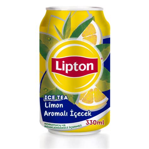 Lipton Ice Tea Limon 330 ml Lipton Ice Tea Teneke Kutu Lipton Soğuk Çay