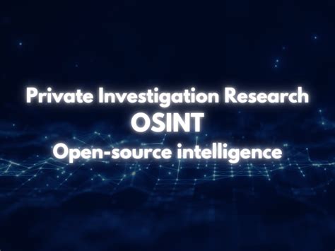 OSINT Private Investigation Research (for businesses or person) | Upwork