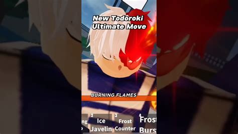 New Todoroki Ultimate Move Roblox Heroes Battleground Youtube