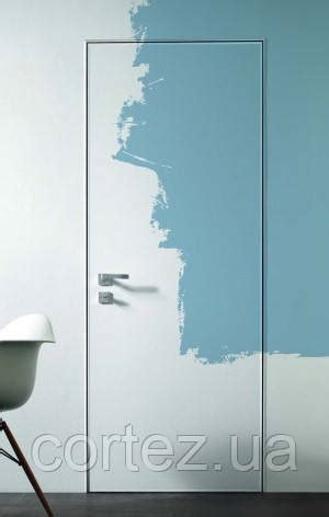 Двери скрытого монтажа грунтованные под покраску, без наличников, цена ...