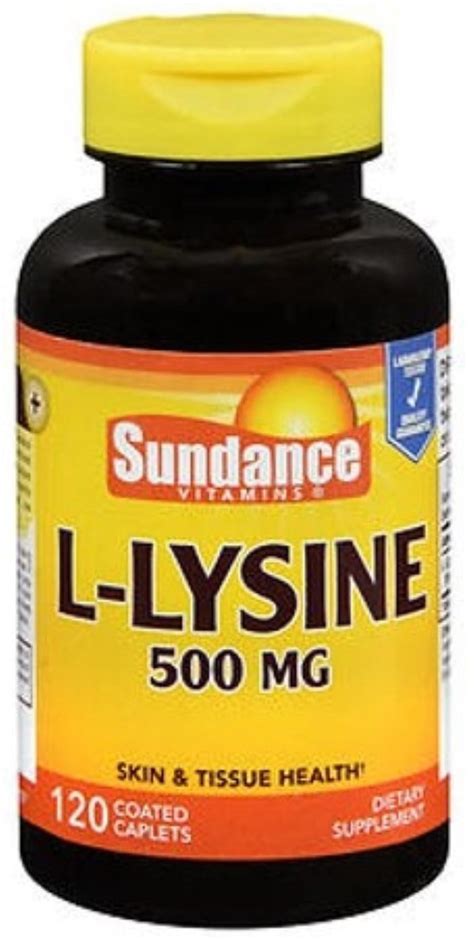 Sundance Vitamins L Lysine 500 Mg 120 Ea Pack Of 2