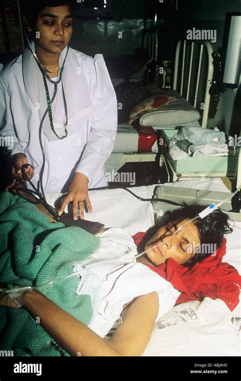 Woman Doctor Treating A Patient At The Christian Womens Hospital In