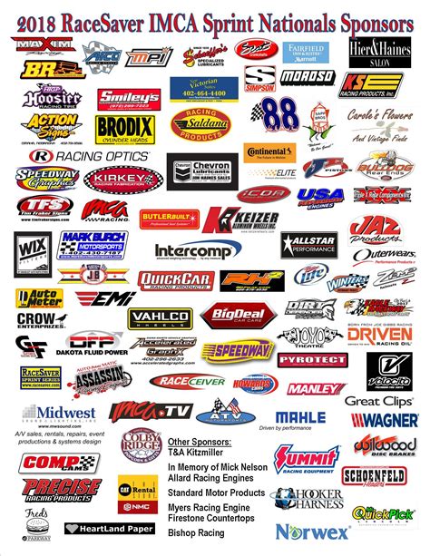 Sponsorscontingencies Racesaver Sprint Series