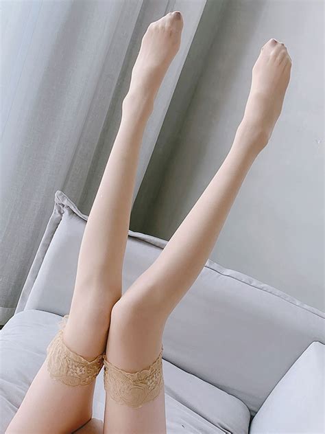 Hosiery Lingerie For Women Black Lace Sheer Sexy Knee High Socks Milanoo