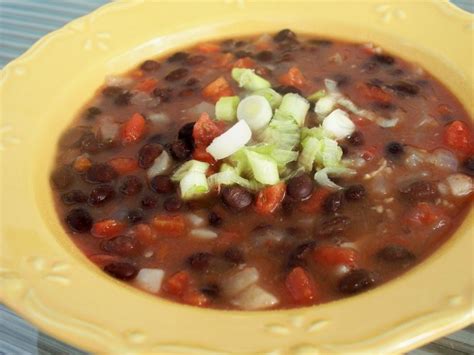 Vegetarian Black Bean Soup Recipe