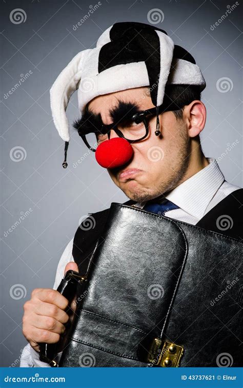 Clown Businessman Stock Image Image Of Character Clown 43737621