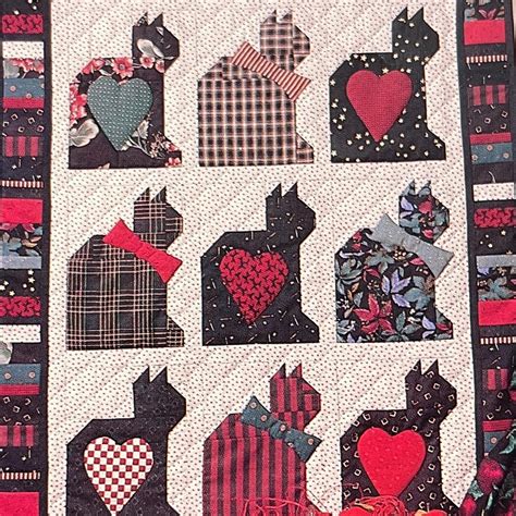 Cat Lovers Quilt Pattern Mumm's the Word | Wall Hanging or Lap Blanket ...