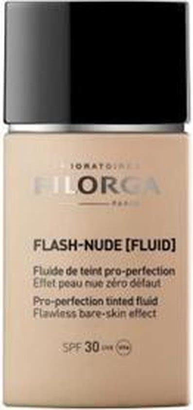 Filorga Paris Flash Nude Double Action Tinted Fluid Foundation 30 Ml 1 5 Nude Medium Bol