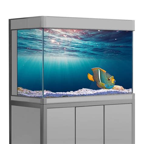 Фон для аквариума Декорации , Морская поверхность под водой 30x45см ...