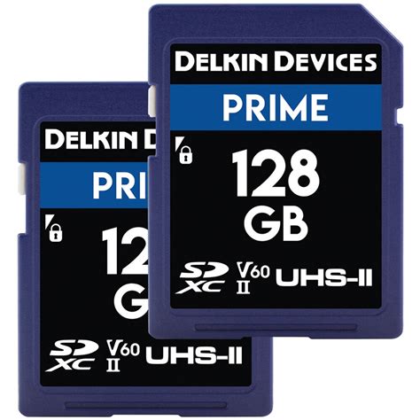 Delkin Devices 128GB Prime UHS II SDXC Memory Card DDSDPRM2X128