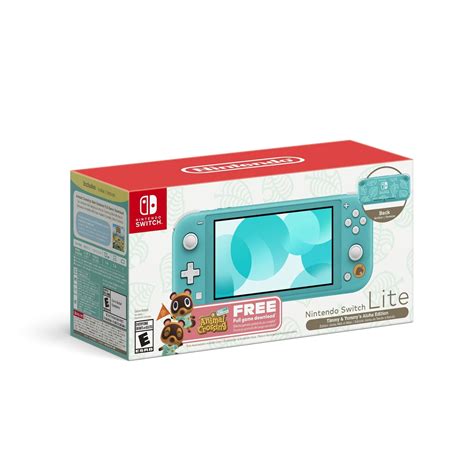 Nintendo Switch Lite - Turquoise, Animal Crossing: New Horizons Aloha ...