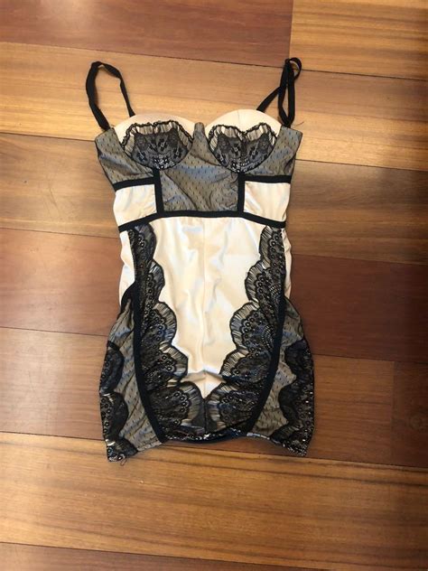 Sexy Lace Nude Dress Women S Fashion Muslimah Fashion Dresses On Carousell